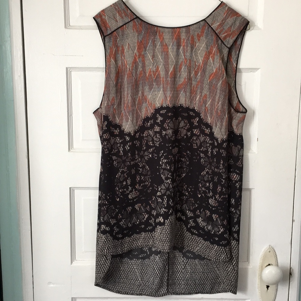 Daniel Rainn sleeveless high-low cami tank L